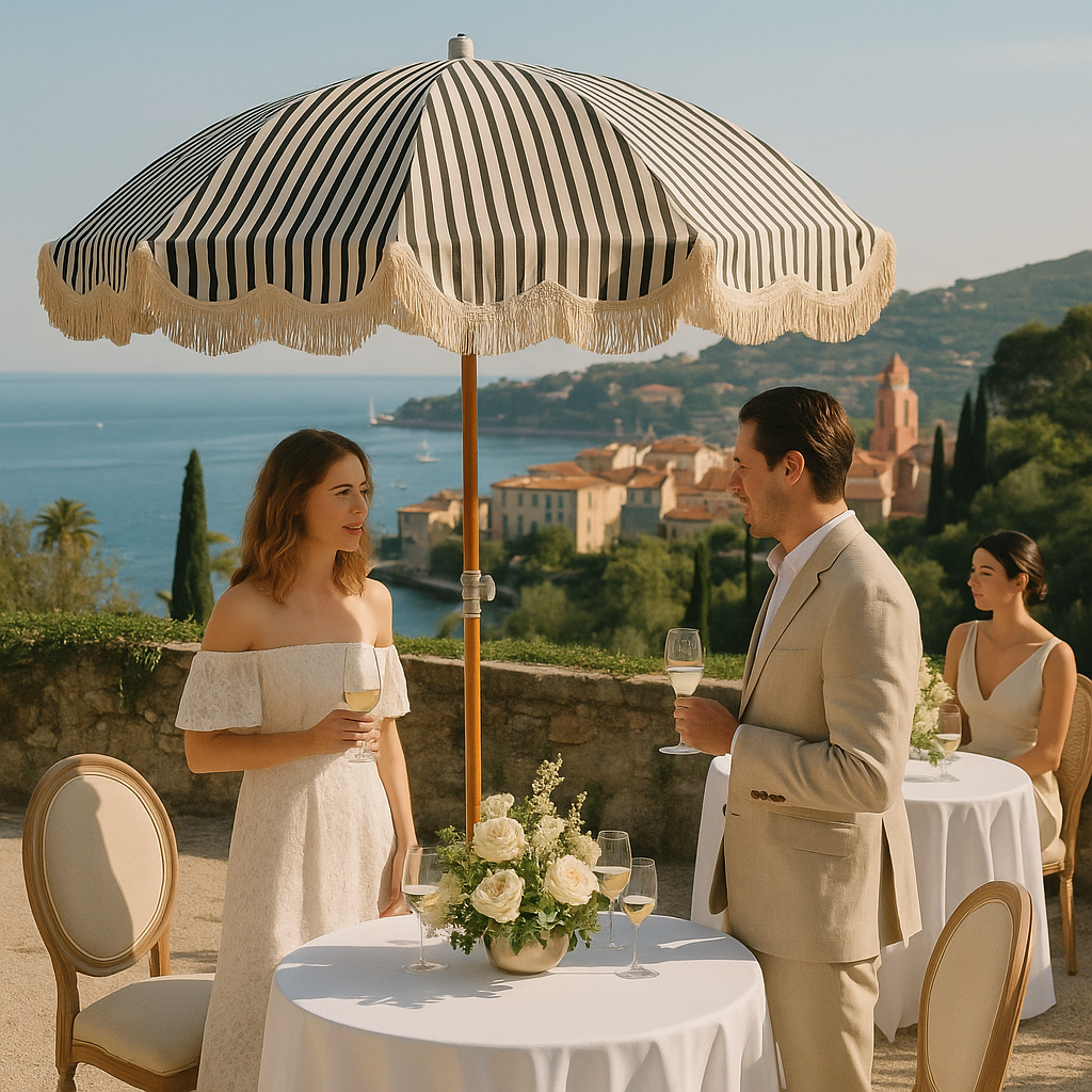 Umbrella Couture with a View! 