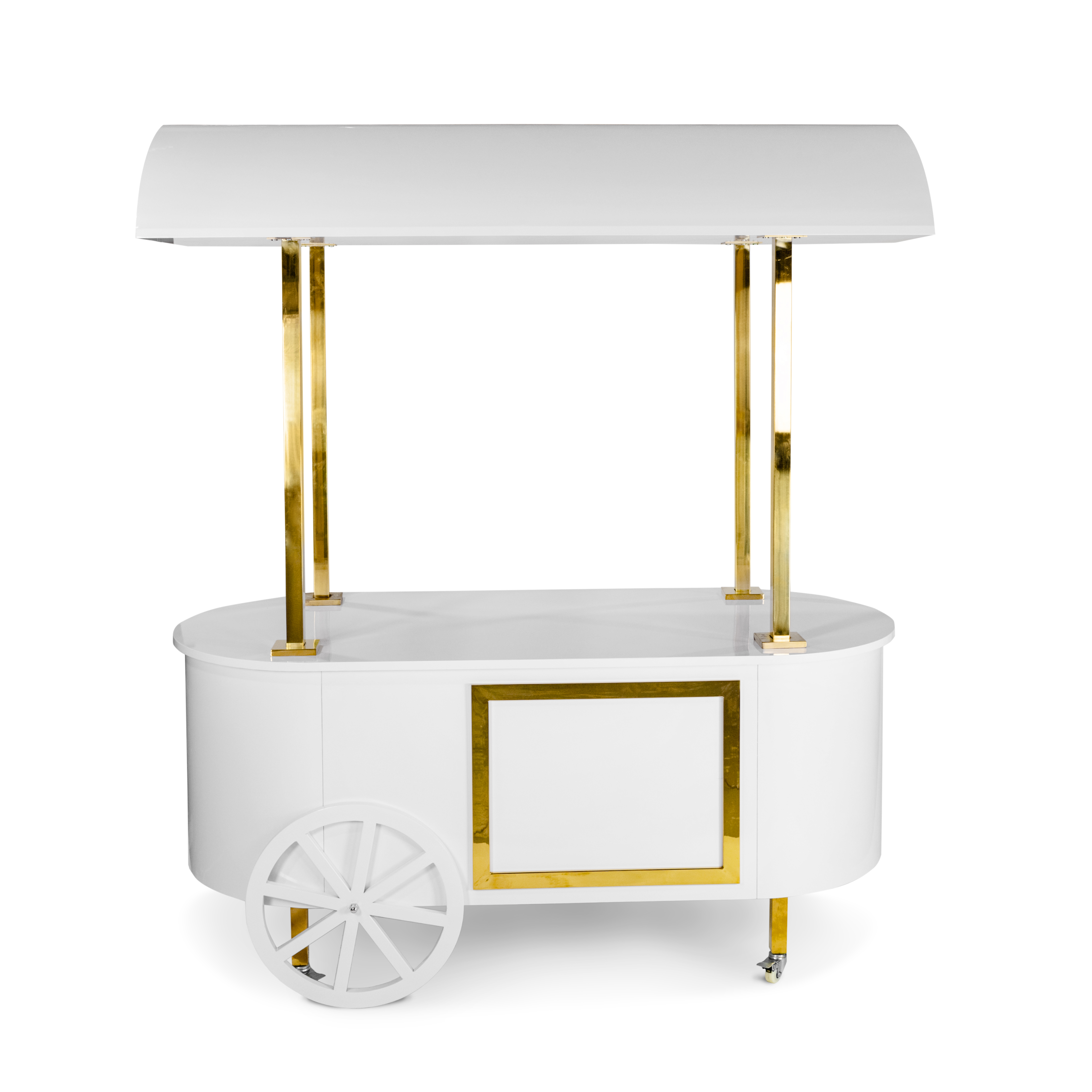 Ada Rattan Bar Cart Rental